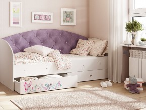 Кровать Эльза Белый-фиолетовый в Кунгуре - kungur.magazinmebel.ru | фото