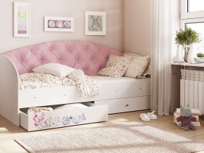 Кровать Эльза Белый-розовый в Кунгуре - kungur.magazinmebel.ru | фото