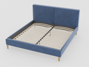 Кровать Линси 1600 синий в Кунгуре - kungur.magazinmebel.ru | фото - изображение 1