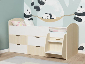 Кровать Малыш-7 Дуб-Белое дерево в Кунгуре - kungur.magazinmebel.ru | фото