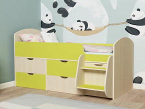 Кровать Малыш-7 Дуб-лайм в Кунгуре - kungur.magazinmebel.ru | фото
