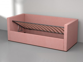 Кровать мягкая с подъёмным механизмом арт. 030 розовый в Кунгуре - kungur.magazinmebel.ru | фото - изображение 2