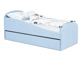 Кровать с ящиком Letmo небесный (рогожка) в Кунгуре - kungur.magazinmebel.ru | фото - изображение 11