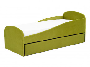 Кровать с ящиком Letmo оливковый (велюр) в Кунгуре - kungur.magazinmebel.ru | фото - изображение 8
