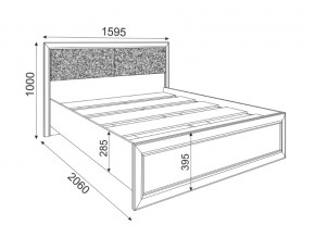 Кровать с настилом 1400 Саванна М04 в Кунгуре - kungur.magazinmebel.ru | фото - изображение 2
