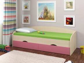 Кровать Соня 2 дуб молочный-розовый в Кунгуре - kungur.magazinmebel.ru | фото - изображение 1