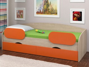 Кровать Соня 2 сонома-оранжевый в Кунгуре - kungur.magazinmebel.ru | фото - изображение 2