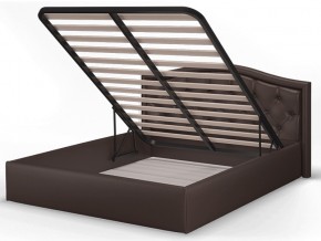 Кровать Стелла 1600 подъемная коричневая в Кунгуре - kungur.magazinmebel.ru | фото - изображение 2