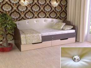 Кровать Юниор Тип 2 Венге/дуб молочный 800х1600 в Кунгуре - kungur.magazinmebel.ru | фото
