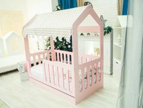 Кроватка-Домик с ящиком розовая в Кунгуре - kungur.magazinmebel.ru | фото