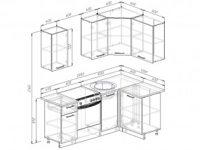 Кухонный гарнитур Бланка 2000х1200 в Кунгуре - kungur.magazinmebel.ru | фото - изображение 2