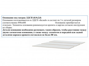 Основание из ЛДСП 0,9х2,0м в Кунгуре - kungur.magazinmebel.ru | фото