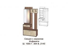 Секция с зеркалом в Кунгуре - kungur.magazinmebel.ru | фото