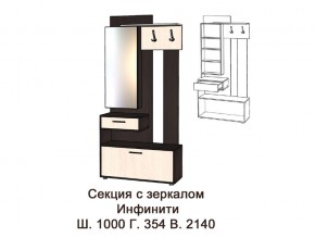 Секция с зеркалом в Кунгуре - kungur.magazinmebel.ru | фото