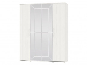 Шкаф 4-х дверный Амели 4-5200 Рамух белый в Кунгуре - kungur.magazinmebel.ru | фото