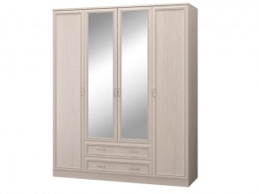 Шкаф 4-х дверный с зеркалом и ящиками в Кунгуре - kungur.magazinmebel.ru | фото