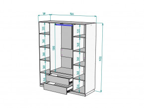 Шкаф Malta light H302 Белый в Кунгуре - kungur.magazinmebel.ru | фото - изображение 2