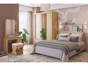 Спальня Виктория-1 дуб крафт золотой в Кунгуре - kungur.magazinmebel.ru | фото - изображение 1