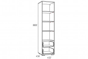 Стеллаж Лилу НМ 041.03 Птички в Кунгуре - kungur.magazinmebel.ru | фото - изображение 2