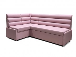 Угловой диван Призма Валики со спальным местом розовый в Кунгуре - kungur.magazinmebel.ru | фото